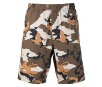 Shorts mit Camouflage-Print