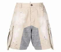Cargo-Shorts im Patchwork-Look