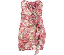 Minikleid mit Blumen-Print