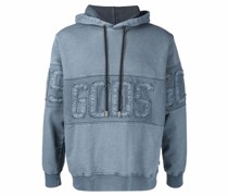 Hoodie mit Logo-Stickerei