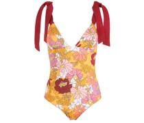 Badeanzug mit Blumen-Print