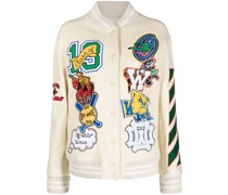 Collegejacke mit Patches