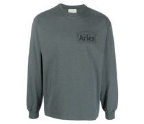 Langarmshirt mit Logo-Print