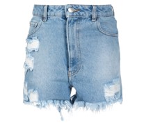Jeans-Shorts im Distressed-Look