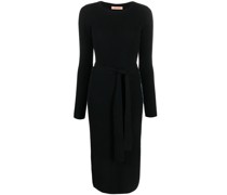 Midikleid aus geripptem Strick