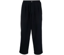 mid-rise wide-leg trousers