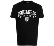 University print short-sleeve T-shirt