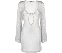 cut-out knitted dress