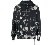 Hoodie mit Bleach-Effekt