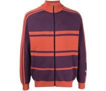 Gestreifte Jacke mit Reißverschluss