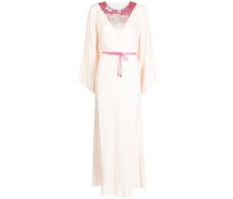 Langärmeliges Kleid mit Pailletten
