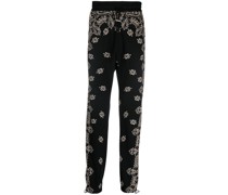 Jogginghose mit Bandana-Print