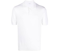Fein gestricktes Poloshirt