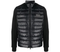 Gefütterte Jacke mit Logo-Patch