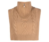 A.P.C. Cropped-Pullover mit Zopfmuster