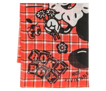 Schal mit Illustrations-Print