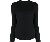 Langarmshirt mit rundem Ausschnitt