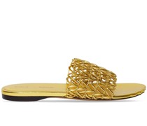 Sculpt woven slide sandals