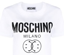 T-Shirt mit Smiley-Print