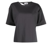 T-Shirt mit Logo-Stickerei