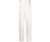 Hose aus Satin mit Falten