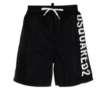 Badeshorts mit Logo-Print