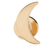 14kt Gelbgoldohrstecker mit Mondform
