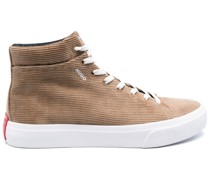 High-Top-Sneakers aus Cord