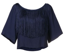 Bluse mit Fransen