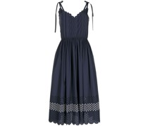 Midikleid mit Ösen