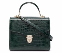 Handtasche mit Kroko-Effekt