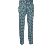 Hose mit Blumen-Print
