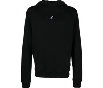 Hoodie mit Logo-Stickerei