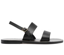 Sandalen mit Kontrastnähten