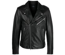 Bikerjacke aus Leder