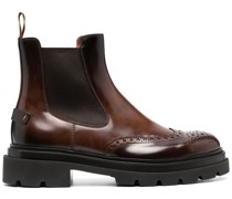 Chelsea-Boots mit Budapestermuster