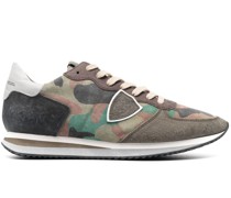 Sneakers mit Camouflage-Print