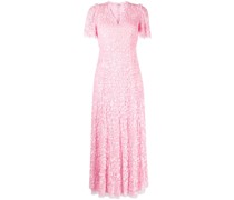 Midikleid mit V-Ausschnitt