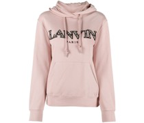 Bestickter Hoodie mit Kordelzug
