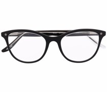 Brille mit getönten Clip-On-Gläsern