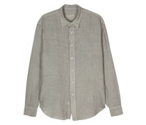 Hemd aus Leinen-Chambray