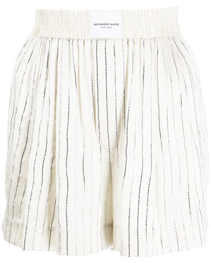 Alexander Wang Damen Boxershorts mit Kristallen