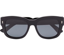 Sonnenbrille mit eckigem Gestell