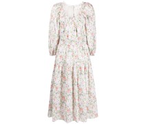 The Great. Midikleid mit Blumen-Print