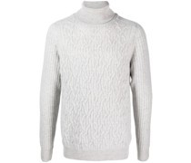 Gestrickter Rollkragenpullover