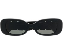 Sonnenbrille mit eckigem Gestell