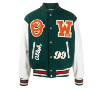 off white temperature college jacke off white temperature college jacke