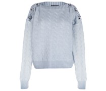 cable-knit wool Pullover