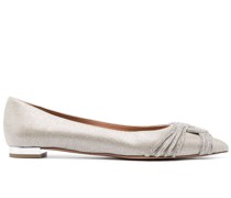 Gatsby Ballerinas mit Kristallen