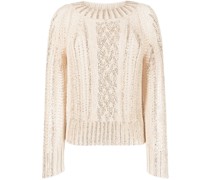 Pullover mit Zopfmuster